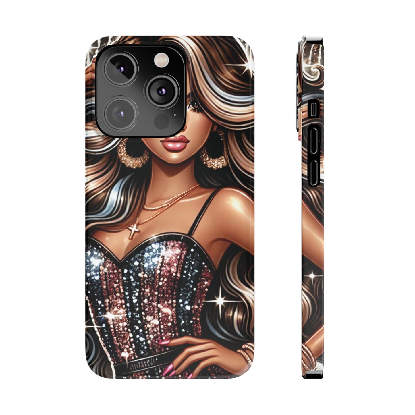 "Beautiful" - Slim Phone Cases - Creatively Designed Shop