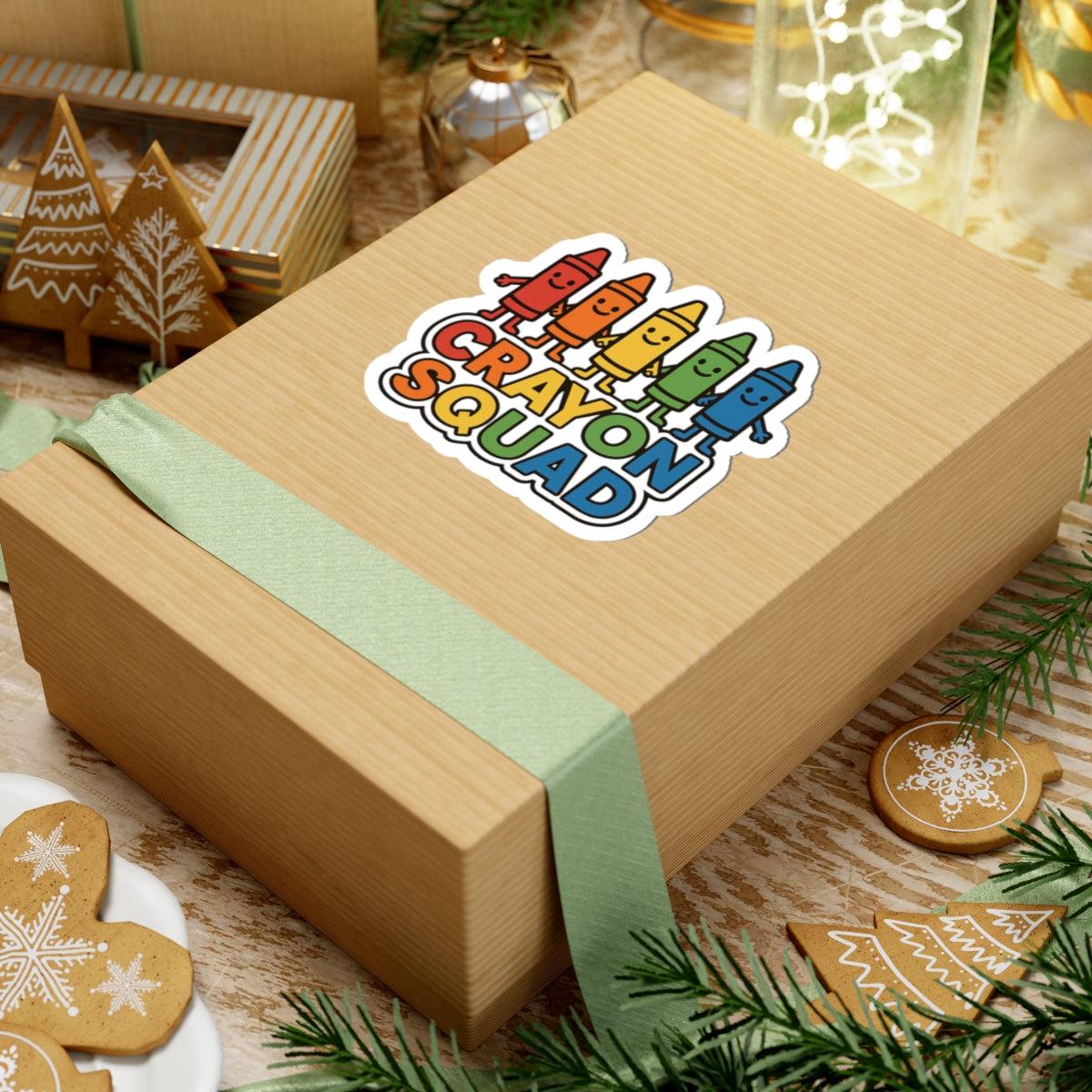 Crayon Squad - Kiss-Cut Sticker