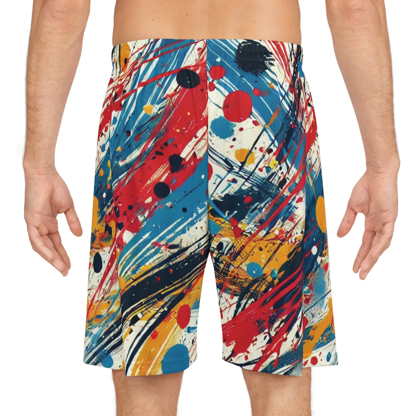 Colorful Art - Basketball Shorts (AOP) - Creatively Designed Shop