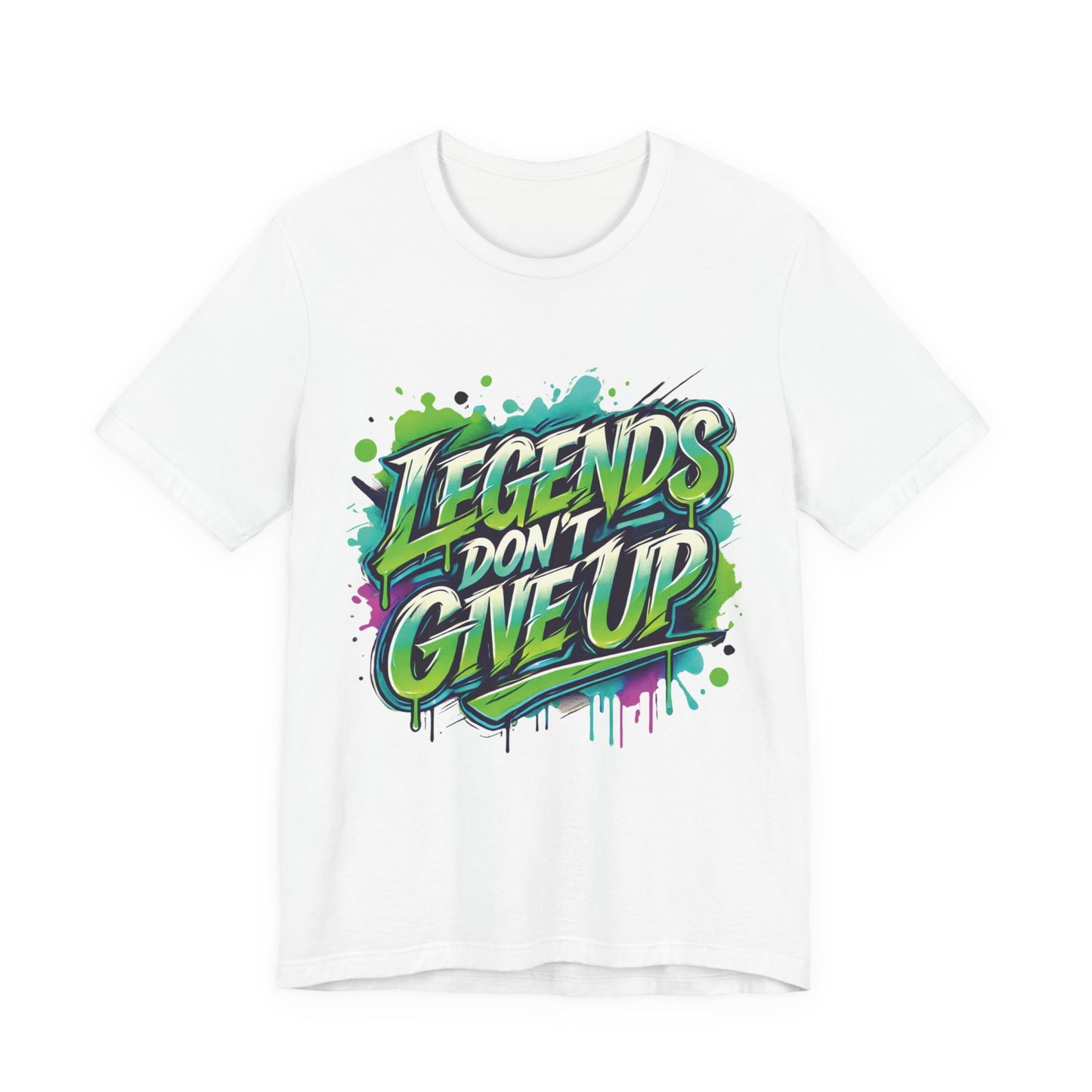 Legends Don't Give Up - Unisex Jersey Short Sleeve Tee
