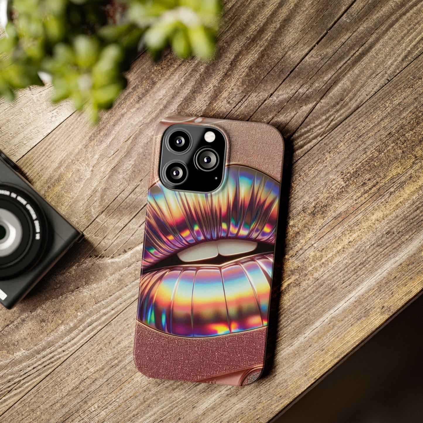 "Bronze Kiss" - Slim Phone Cases - Creatively Designed Shop