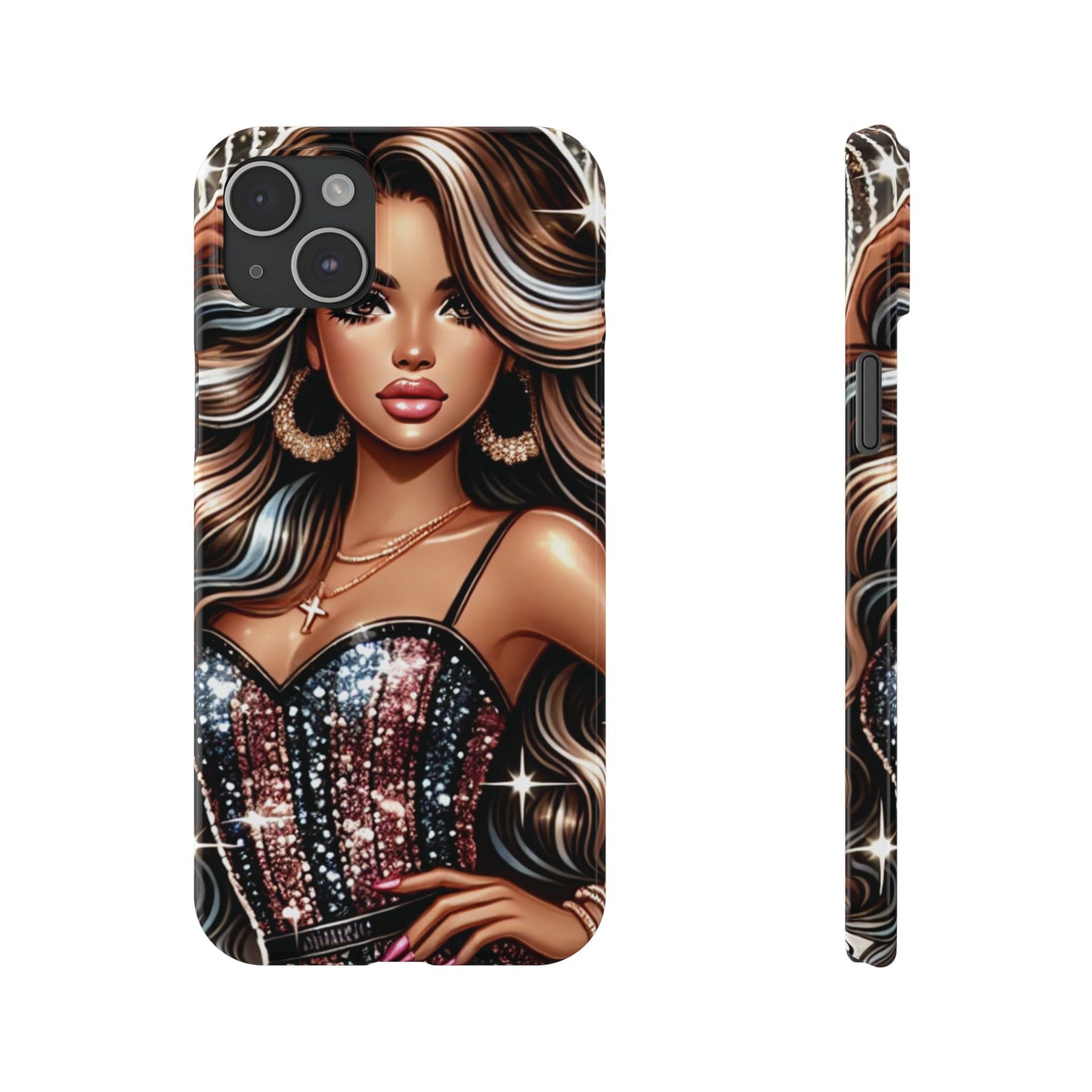 "Beautiful" - Slim Phone Cases - Creatively Designed Shop