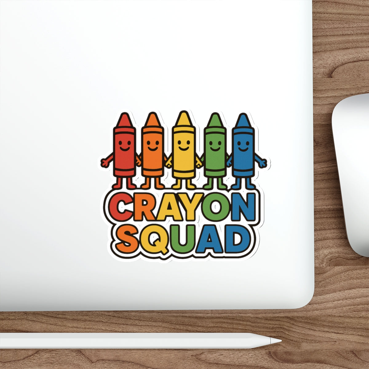 Crayon Squad - Die-Cut Sticker