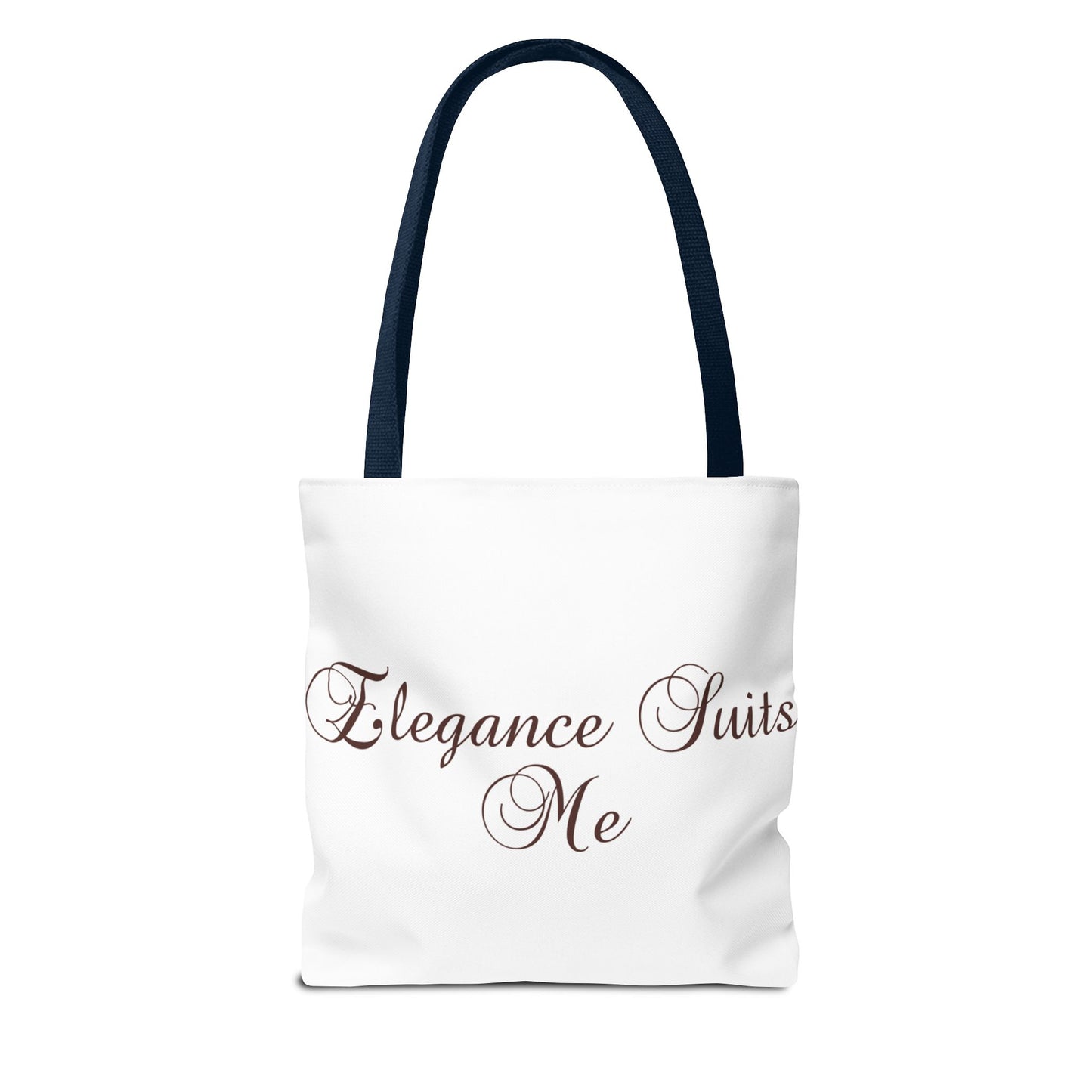 "Elegance Suits Me" - Tote Bag (AOP) - Creatively Designed Shop
