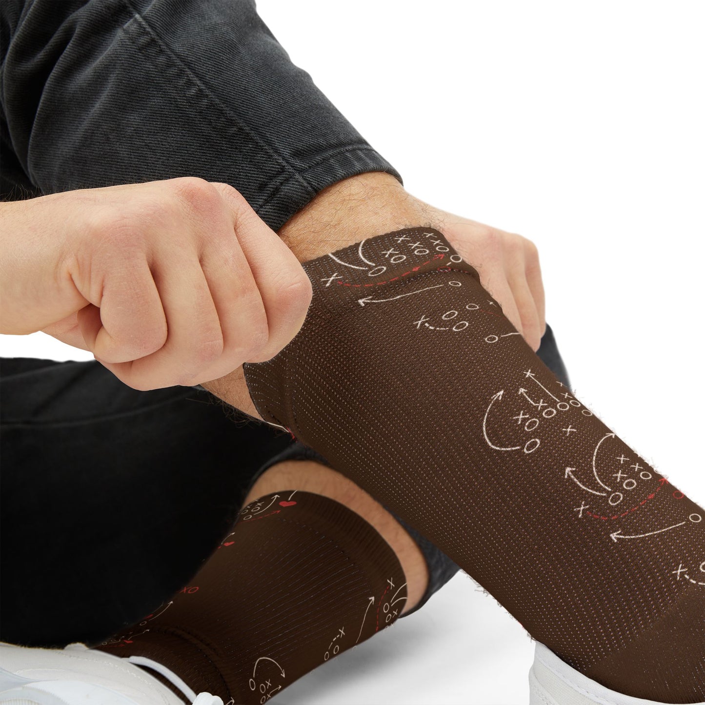Football Playbook Socks