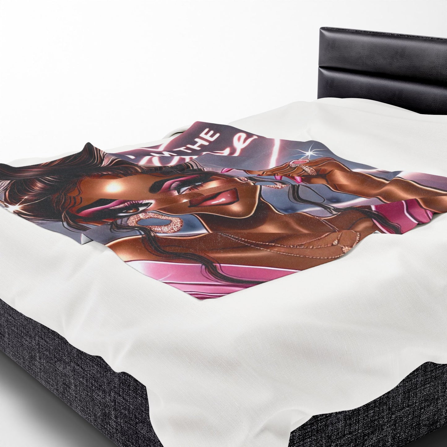 I Am the Prize - Velveteen Plush Blanket