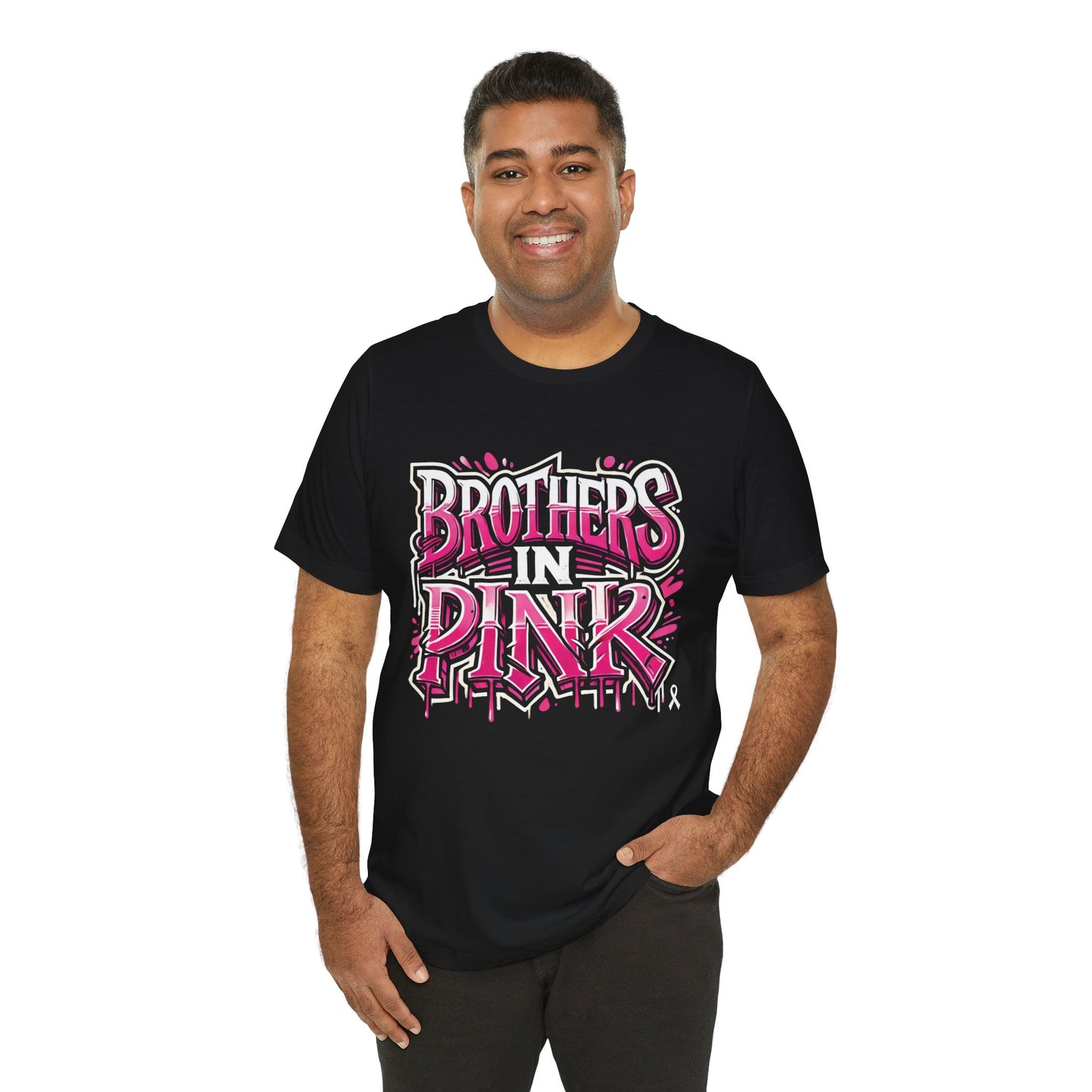 Brothers in Pink - Unisex Jersey Short Sleeve Tee