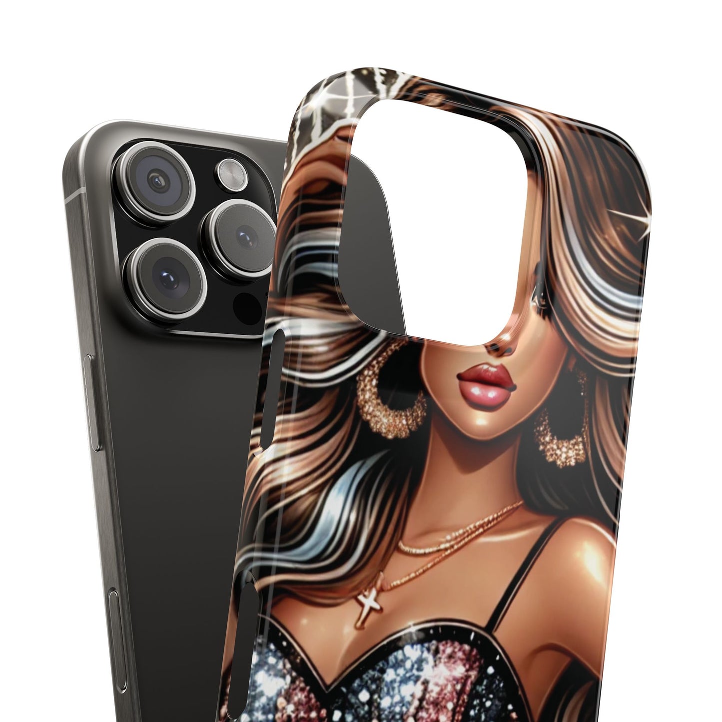 "Beautiful" - Slim Phone Cases - Creatively Designed Shop