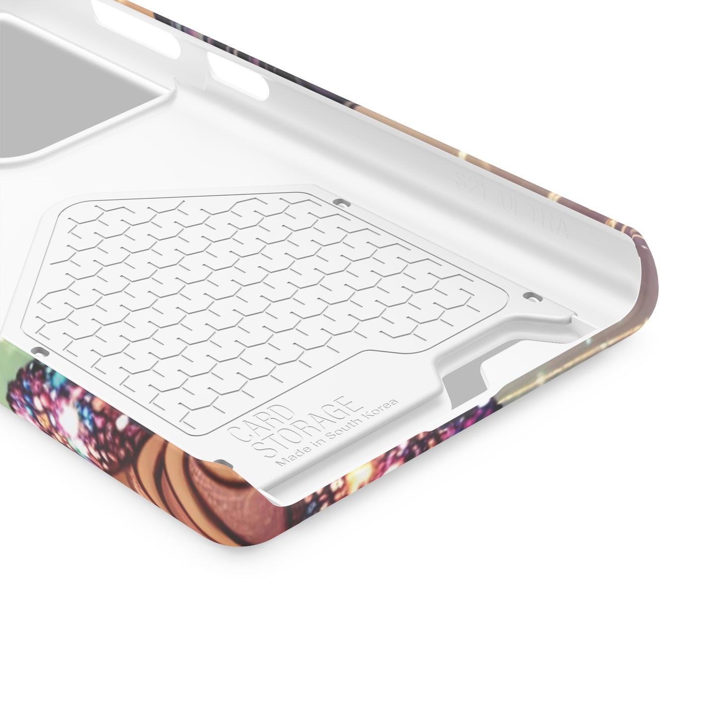 "Stunning" - Phone Case With Card Holder - Creatively Designed Shop