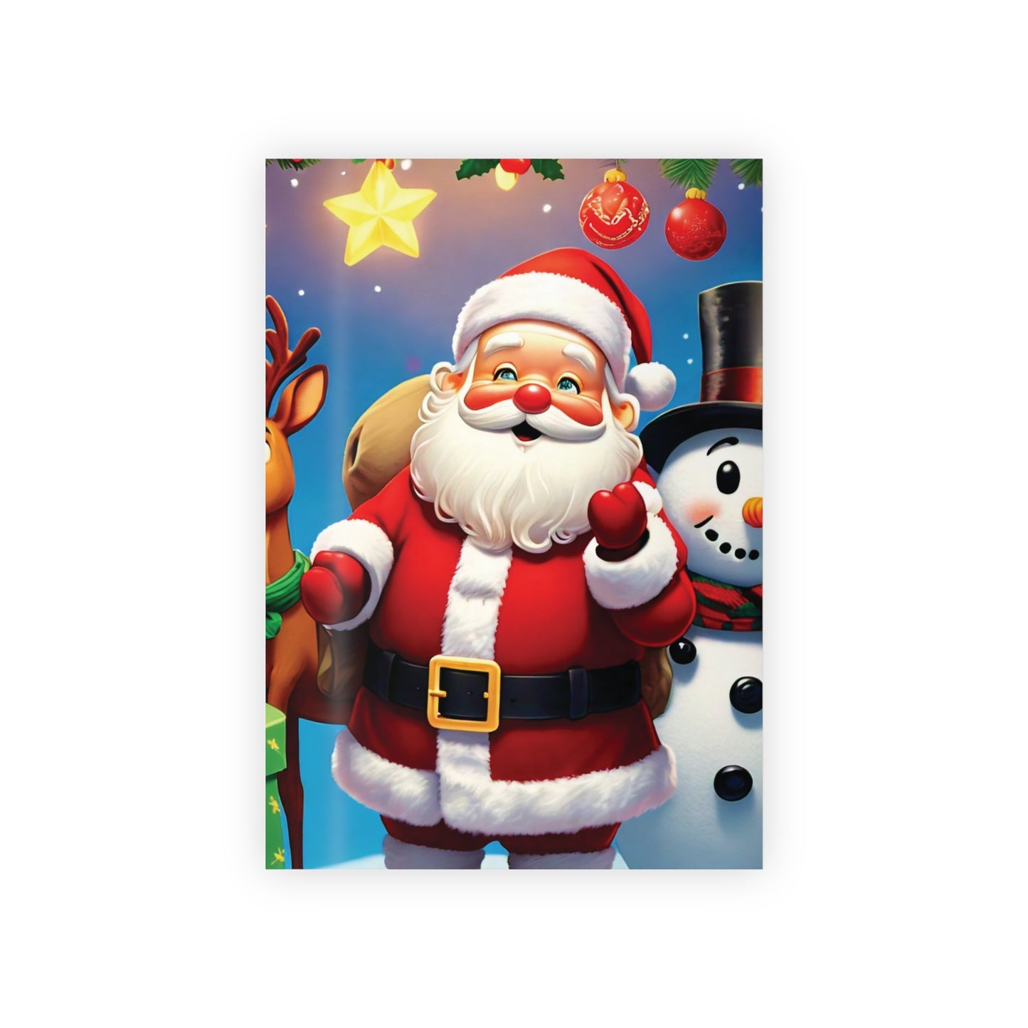 Christmas Cartoon Characters - Gift Wrapping Paper Rolls, 1pc - Creatively Designed Shop