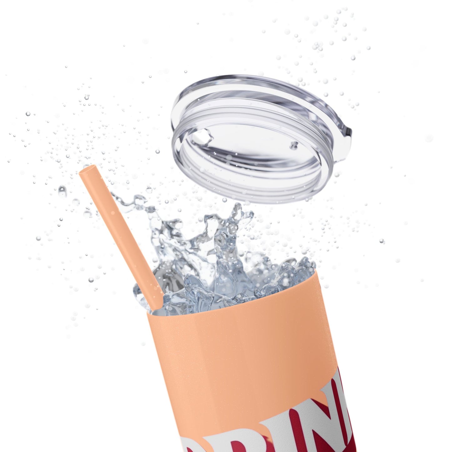Drink Like A Boss - Skinny Tumbler with Straw, 20oz - Creatively Designed Shop