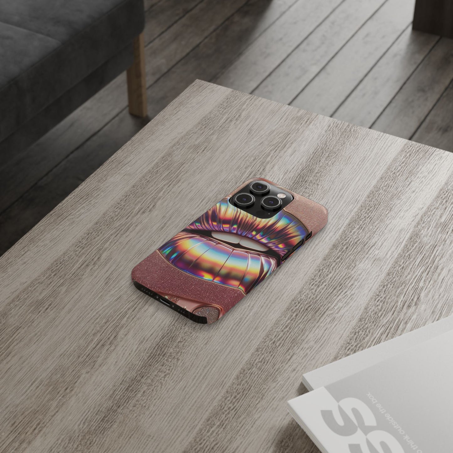 "Bronze Kiss" - Slim Phone Cases - Creatively Designed Shop