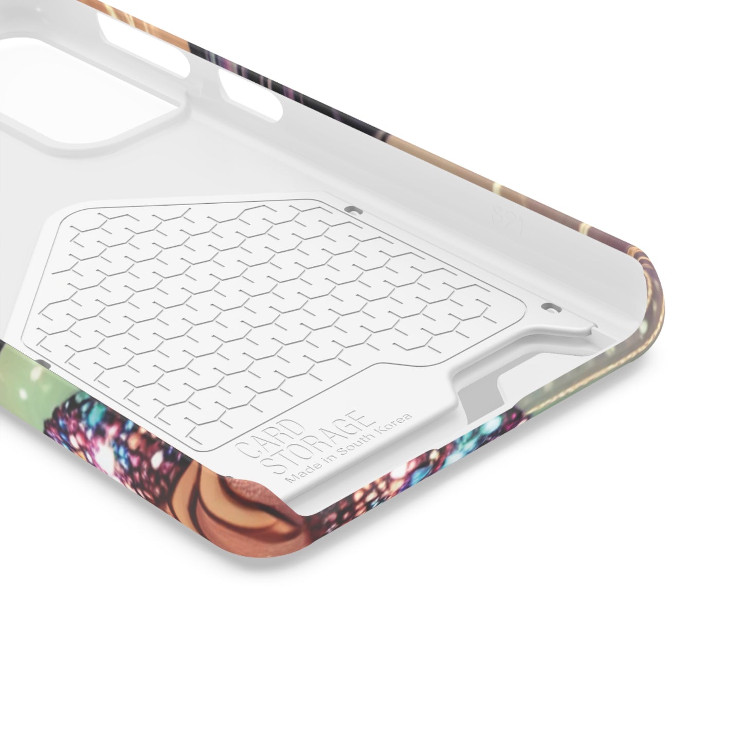 "Stunning" - Phone Case With Card Holder - Creatively Designed Shop