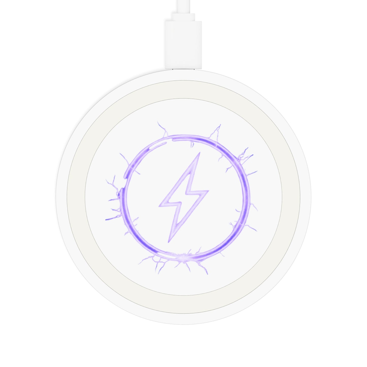 Charging Bolt (Purple) - Quake Wireless Charging Pad - Creatively Designed Shop
