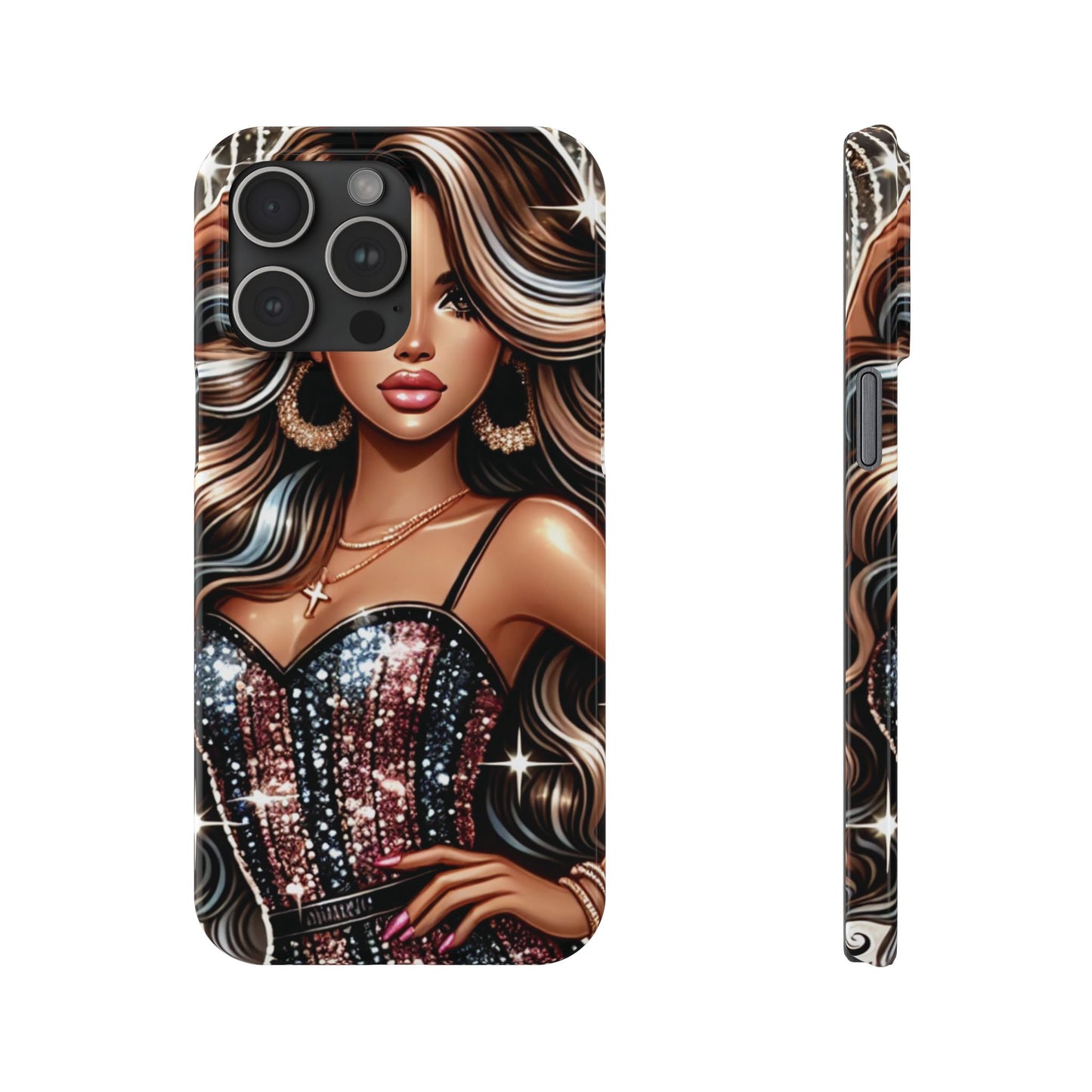 "Beautiful" - Slim Phone Cases - Creatively Designed Shop