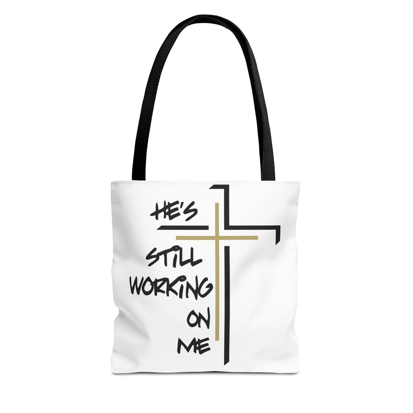 He's Still Working On Me - Tote Bag (AOP) - Creatively Designed Shop