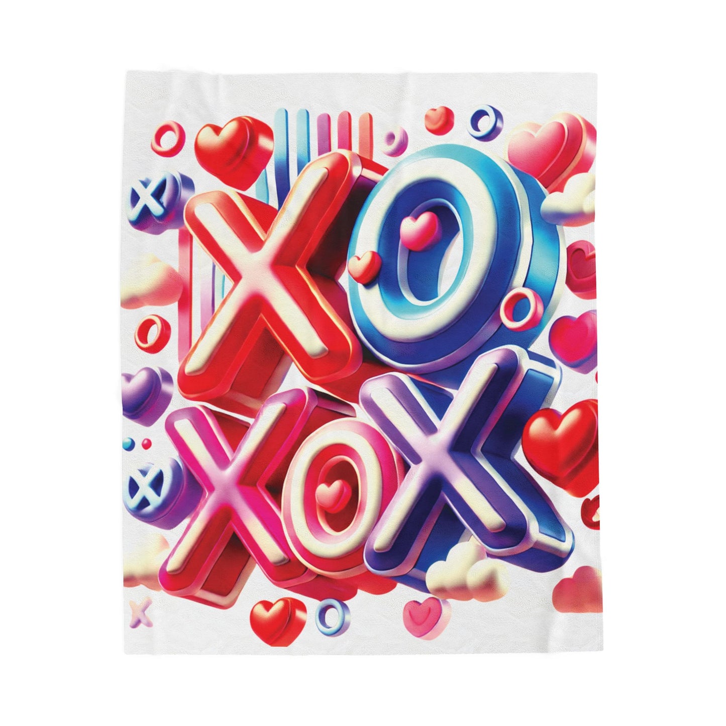 XOXO - Velveteen Plush Blanket