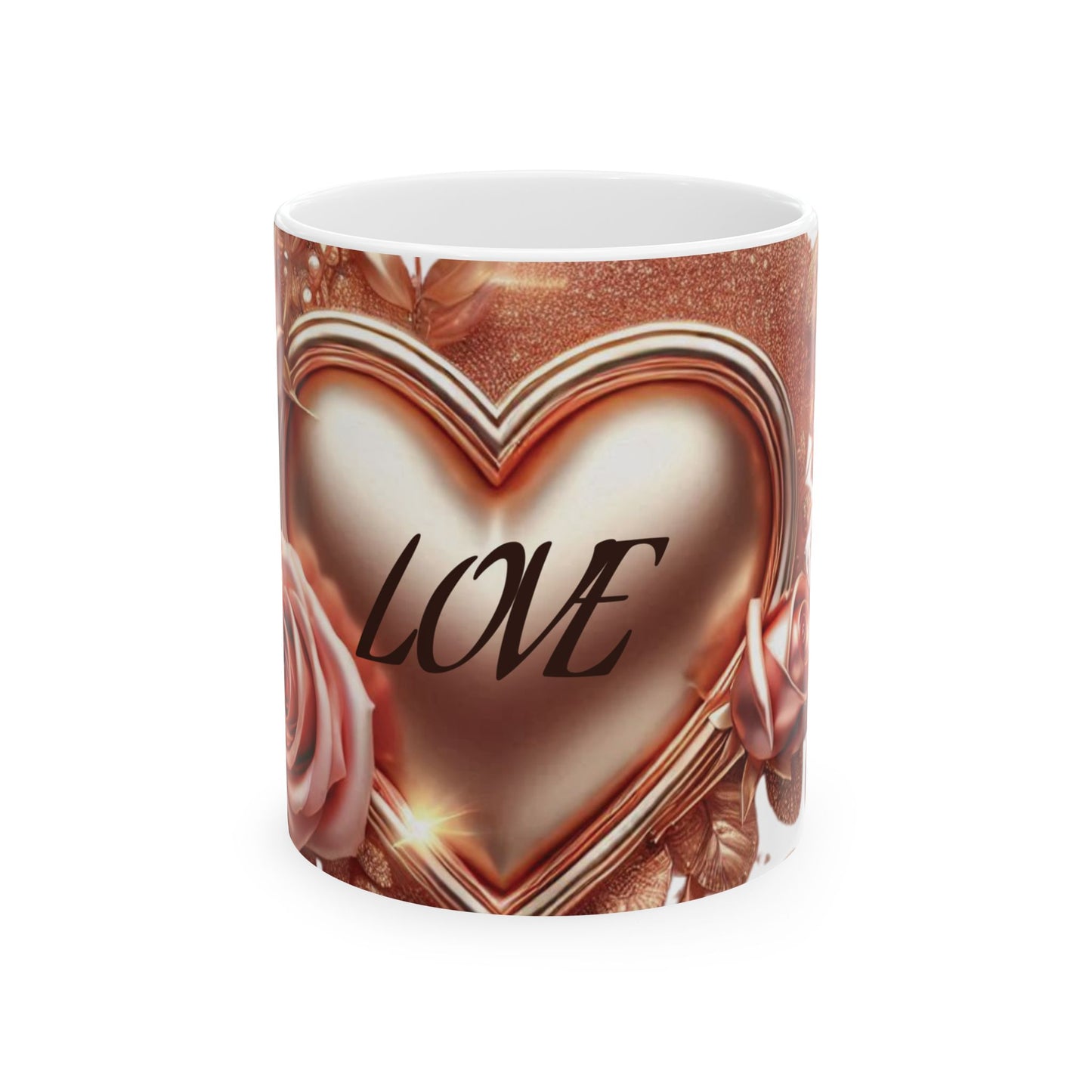 Love Rosegold - Ceramic Mug (11oz & 15oz) - Creatively Designed Shop