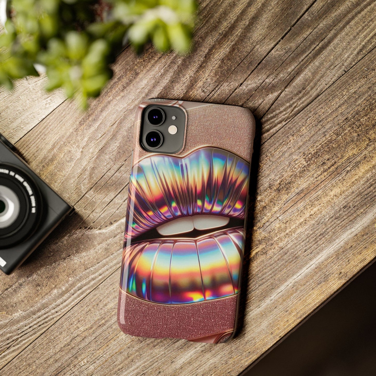 "Bronze Kiss" - Slim Phone Cases - Creatively Designed Shop