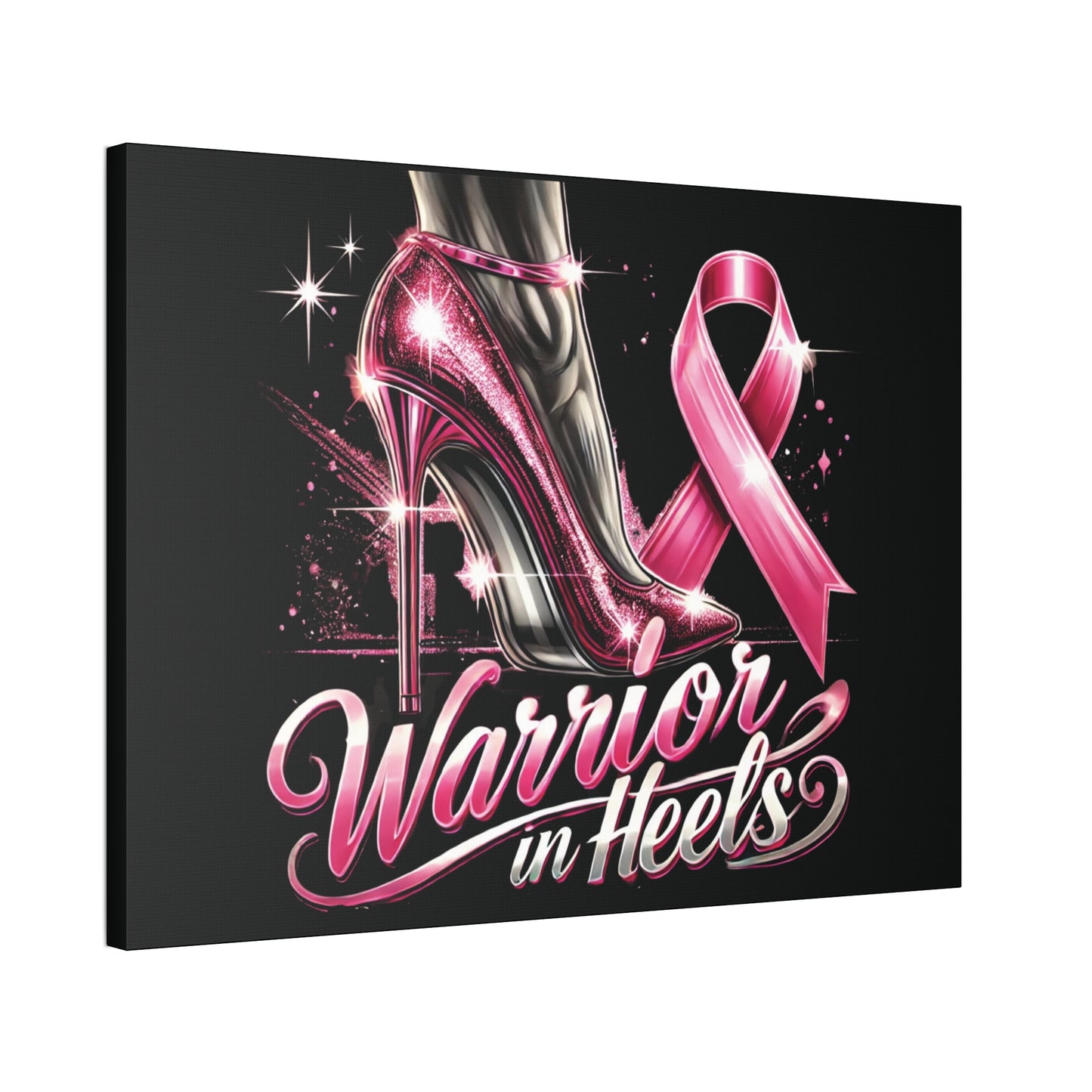 Pink Warrior Heels - Canvas Art