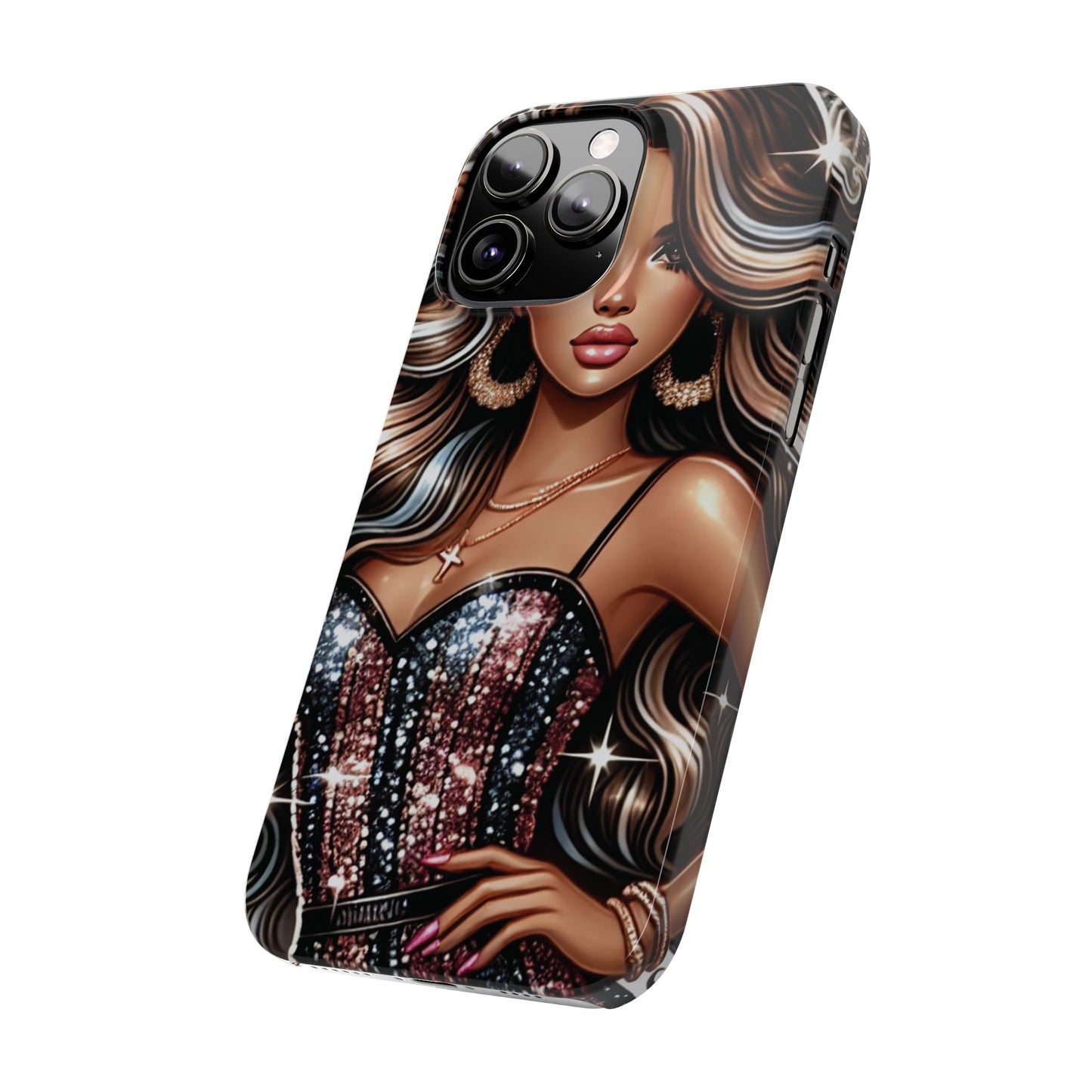 "Beautiful" - Slim Phone Cases - Creatively Designed Shop