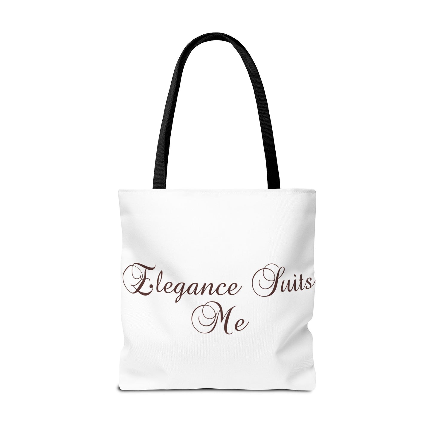 "Elegance Suits Me" - Tote Bag (AOP) - Creatively Designed Shop