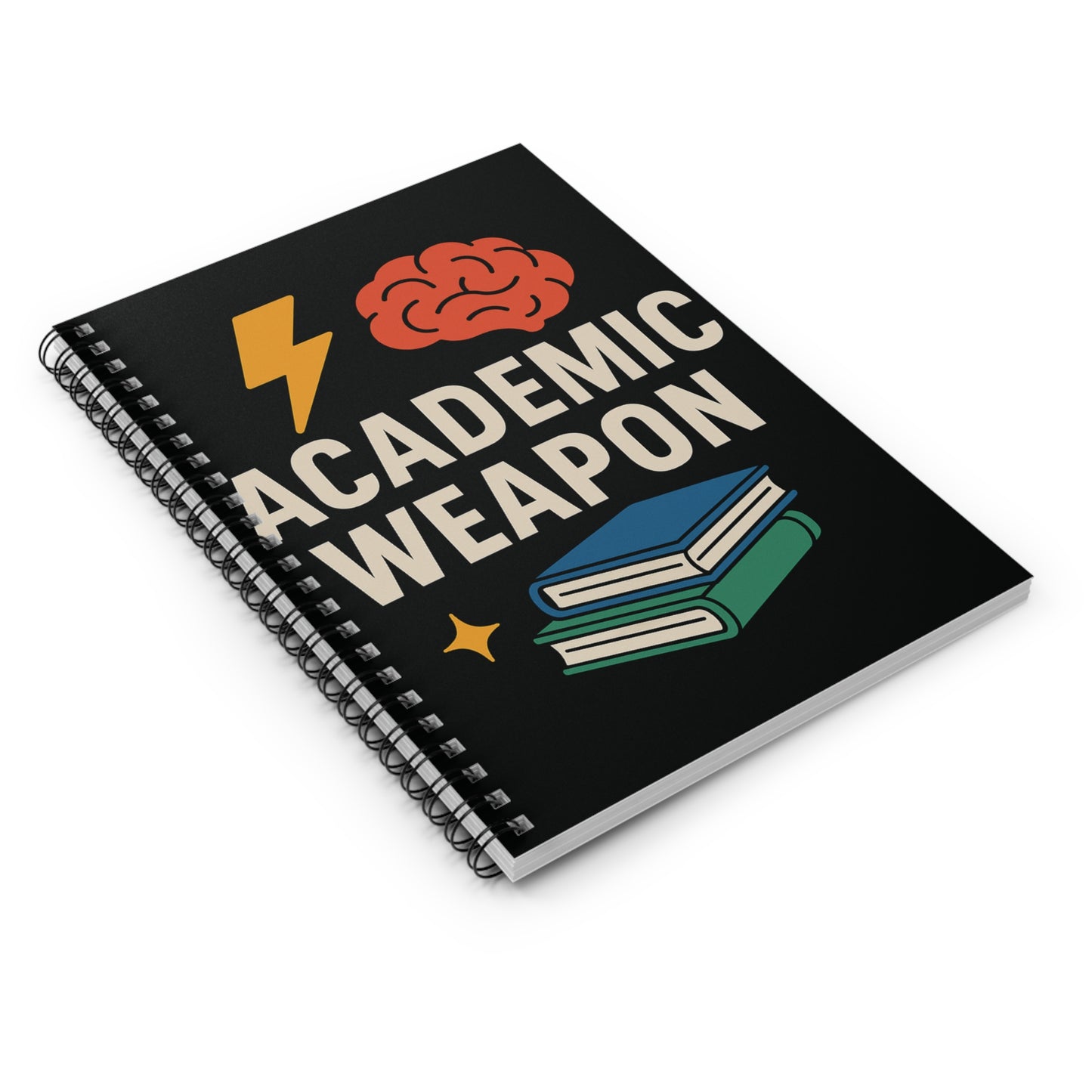 Academic Weapon - Spiral Notebook