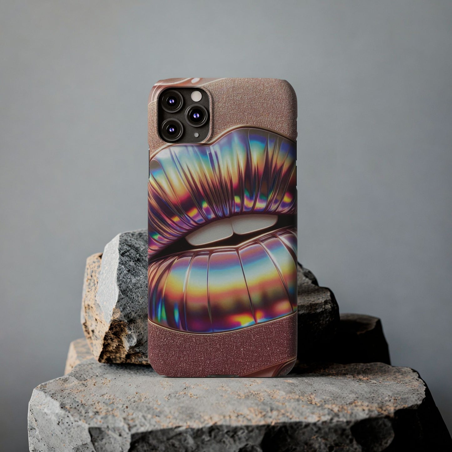 "Bronze Kiss" - Slim Phone Cases - Creatively Designed Shop