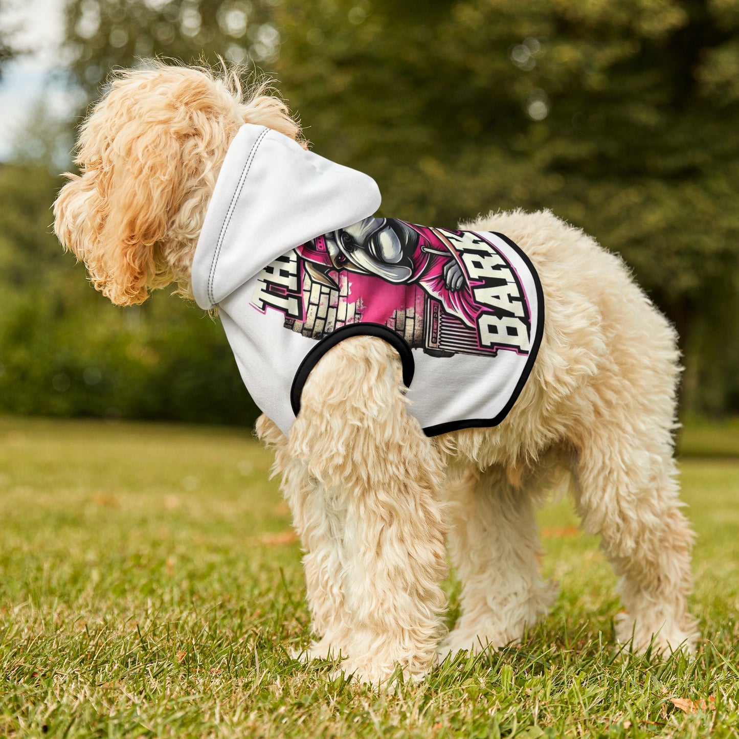 Think Pink Bark Loud - Pet Hoodie