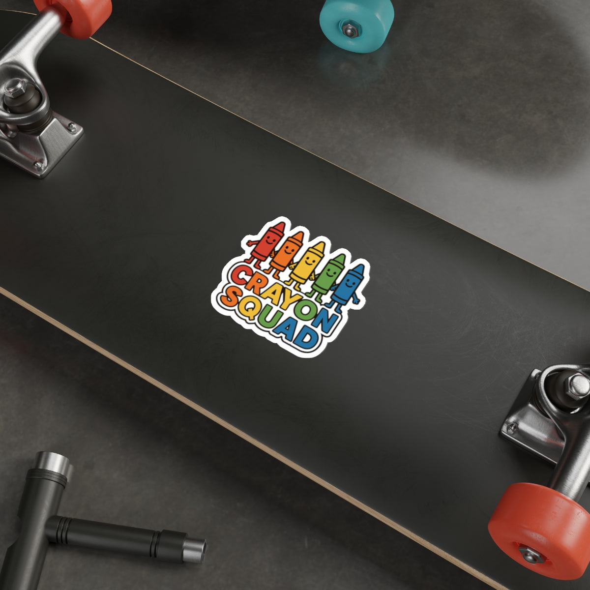 Crayon Squad - Die-Cut Sticker
