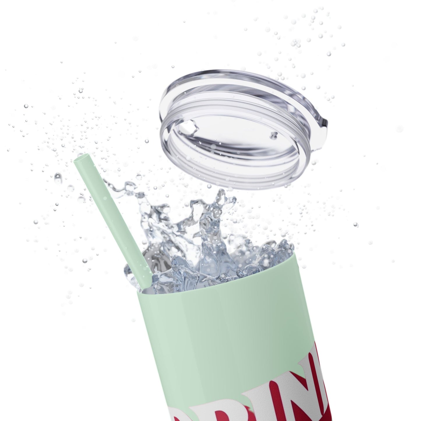 Drink Like A Boss - Skinny Tumbler with Straw, 20oz - Creatively Designed Shop