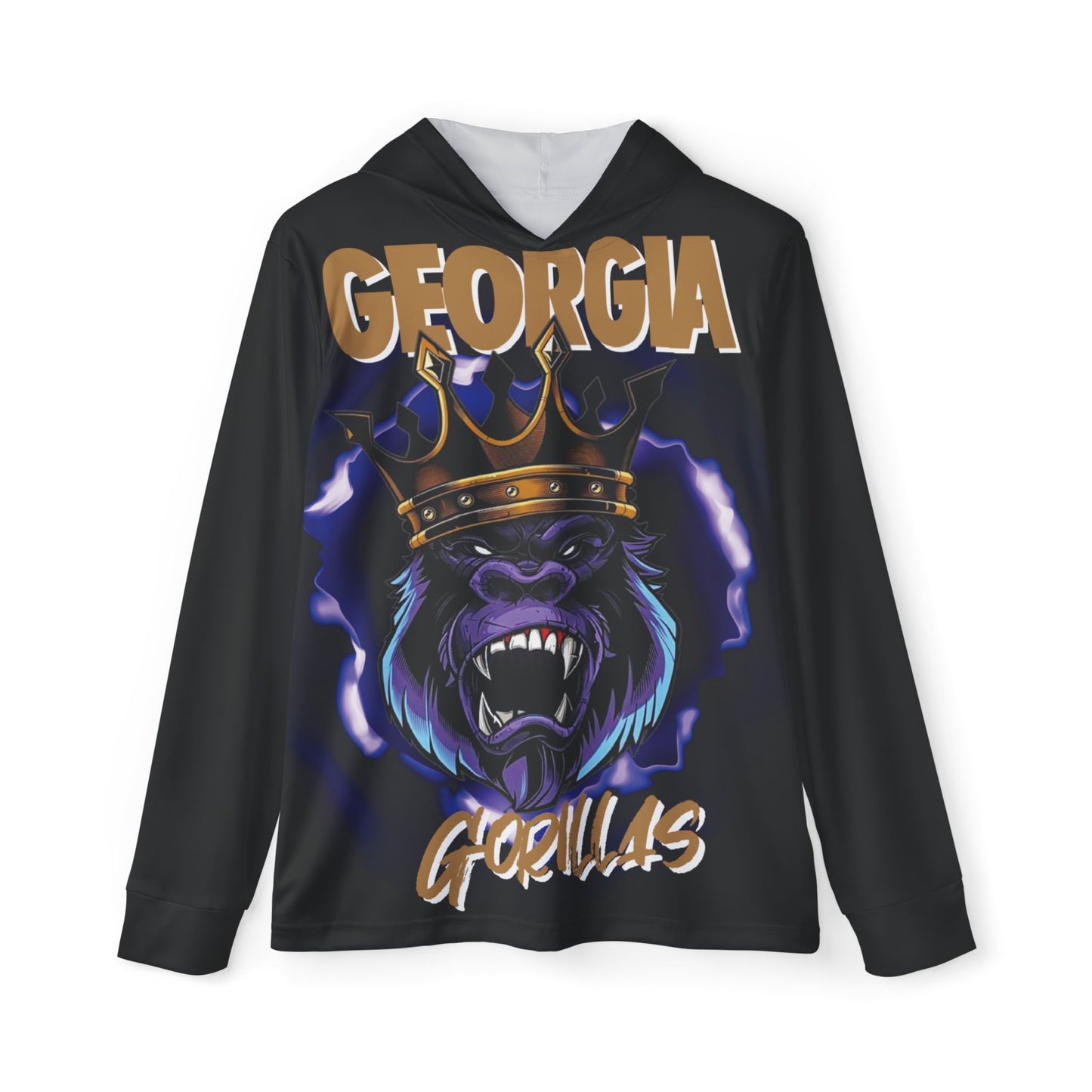 Georgia Gorillas - Men's Sports Warmup Hoodie (AOP) - Creatively Designed Shop