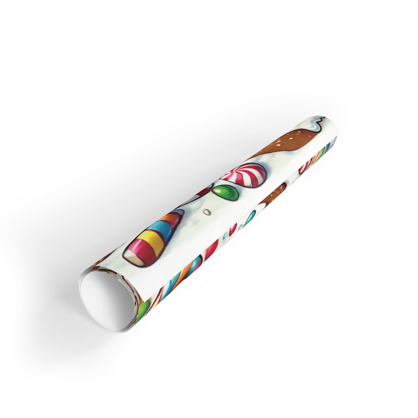 Gingerbread Village - Gift Wrapping Paper Rolls, 1pc - Creatively Designed Shop