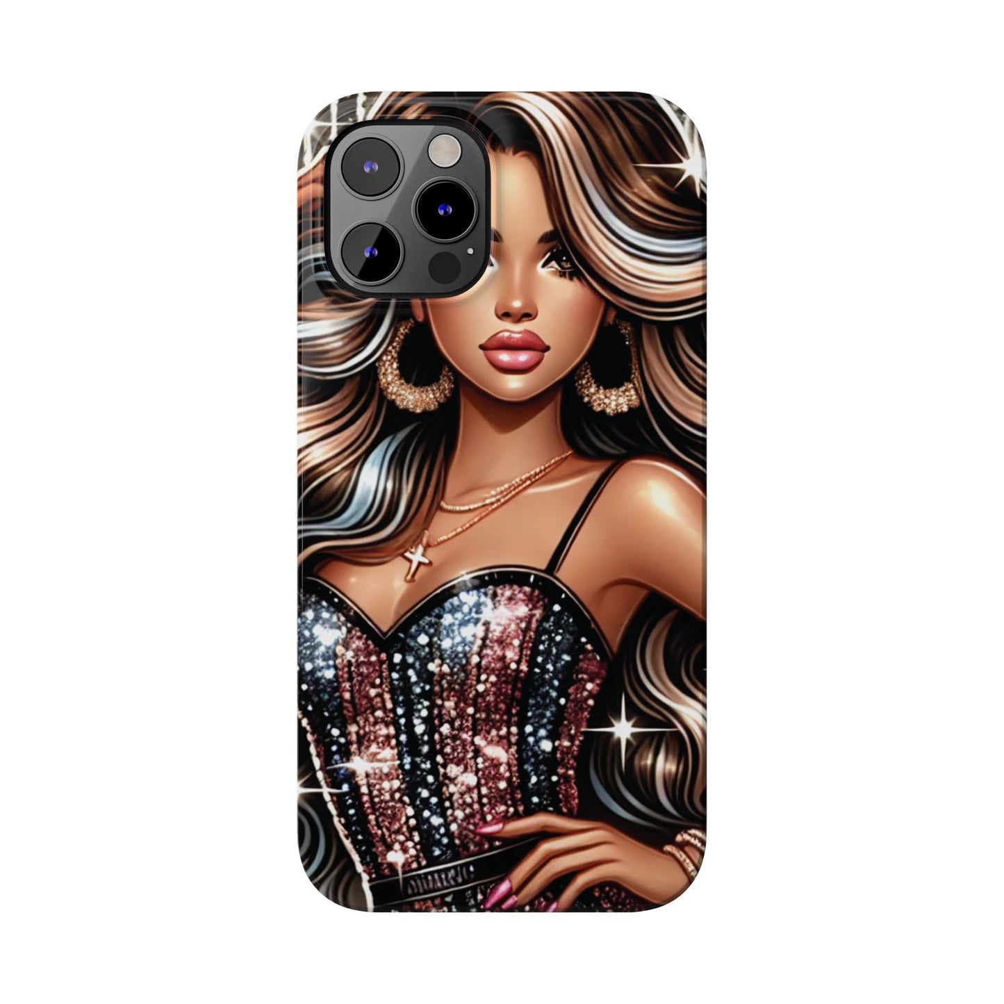 "Beautiful" - Slim Phone Cases - Creatively Designed Shop