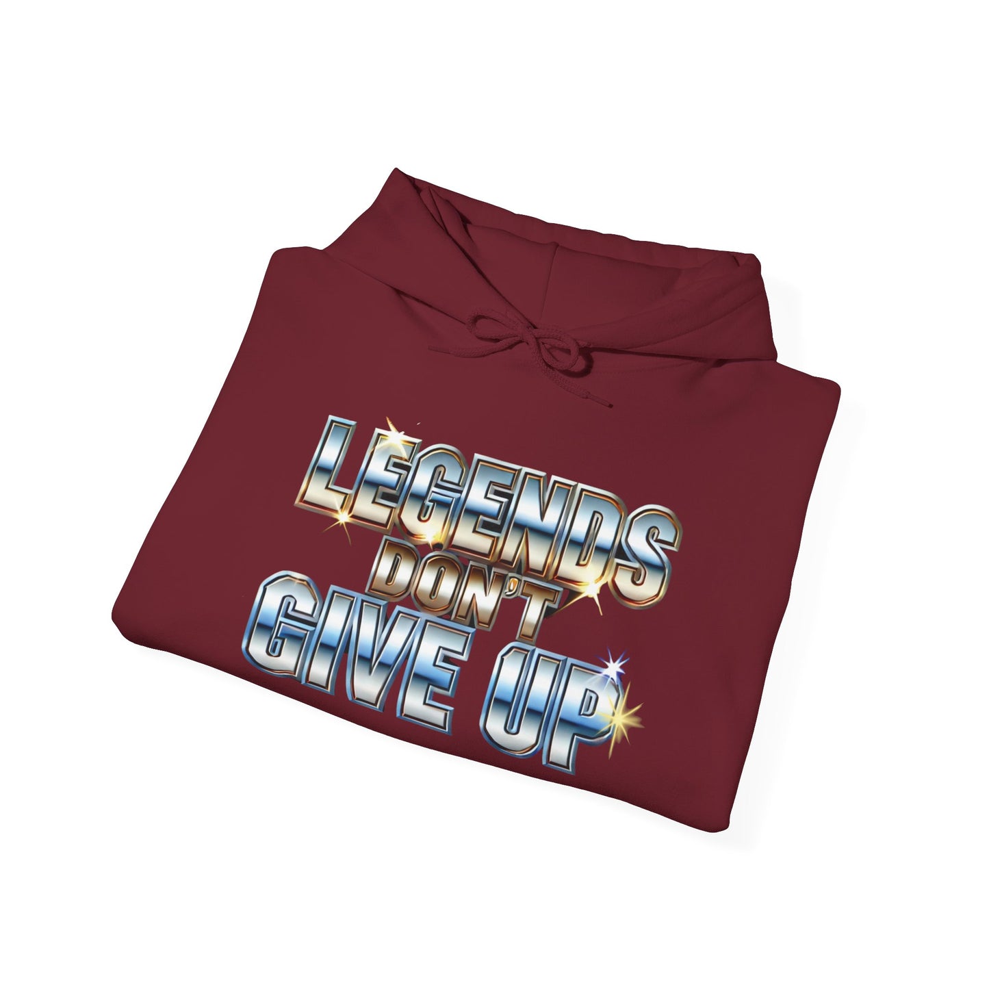 Legends Don't Give Up - Unisex Heavy Blend™ Hooded Sweatshirt - Creatively Designed Shop