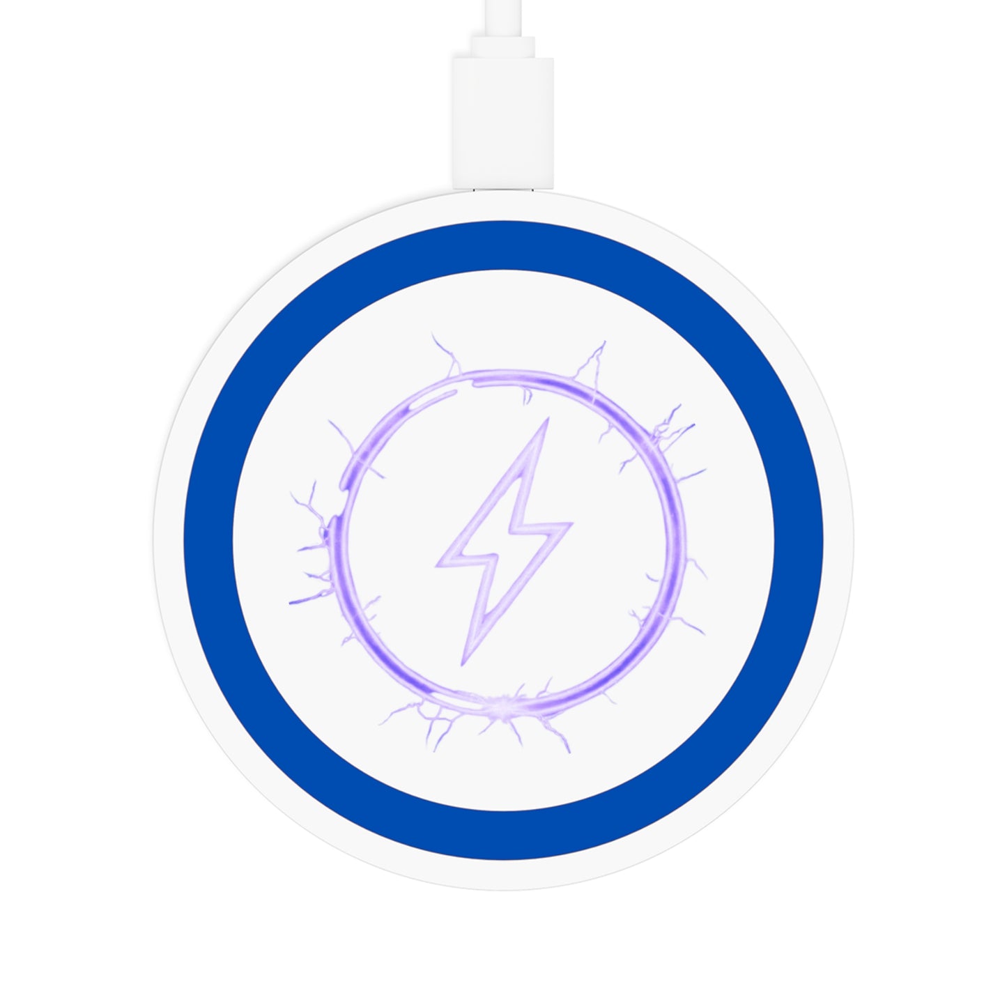 Charging Bolt (Purple) - Quake Wireless Charging Pad - Creatively Designed Shop