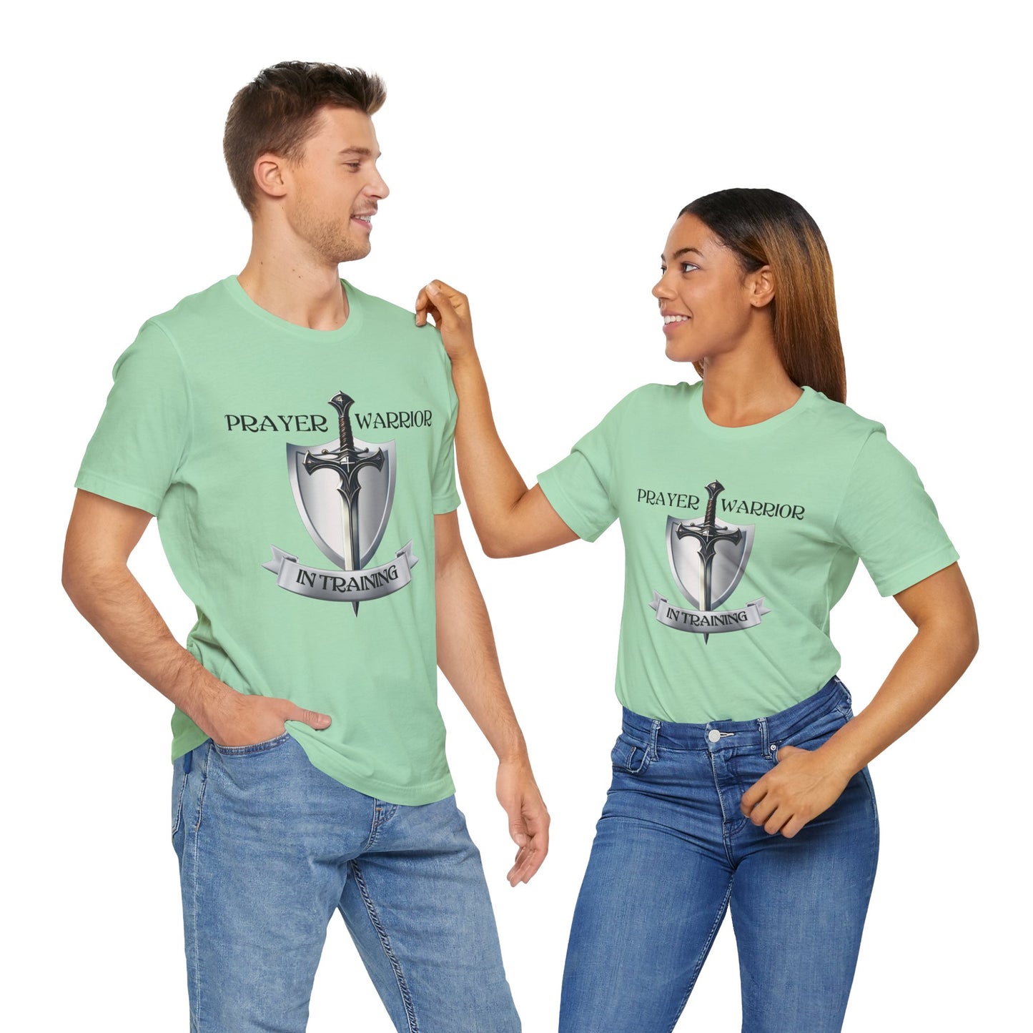 Prayer Warrior in Training - Unisex Jersey Short Sleeve Tee
