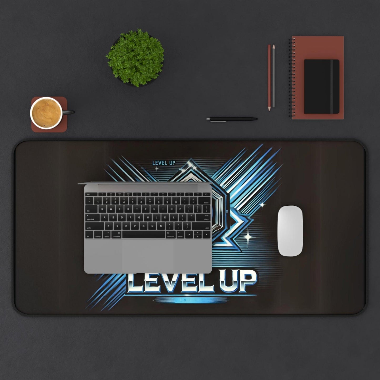 "Level Up" - Desk Mat - Creatively Designed Shop