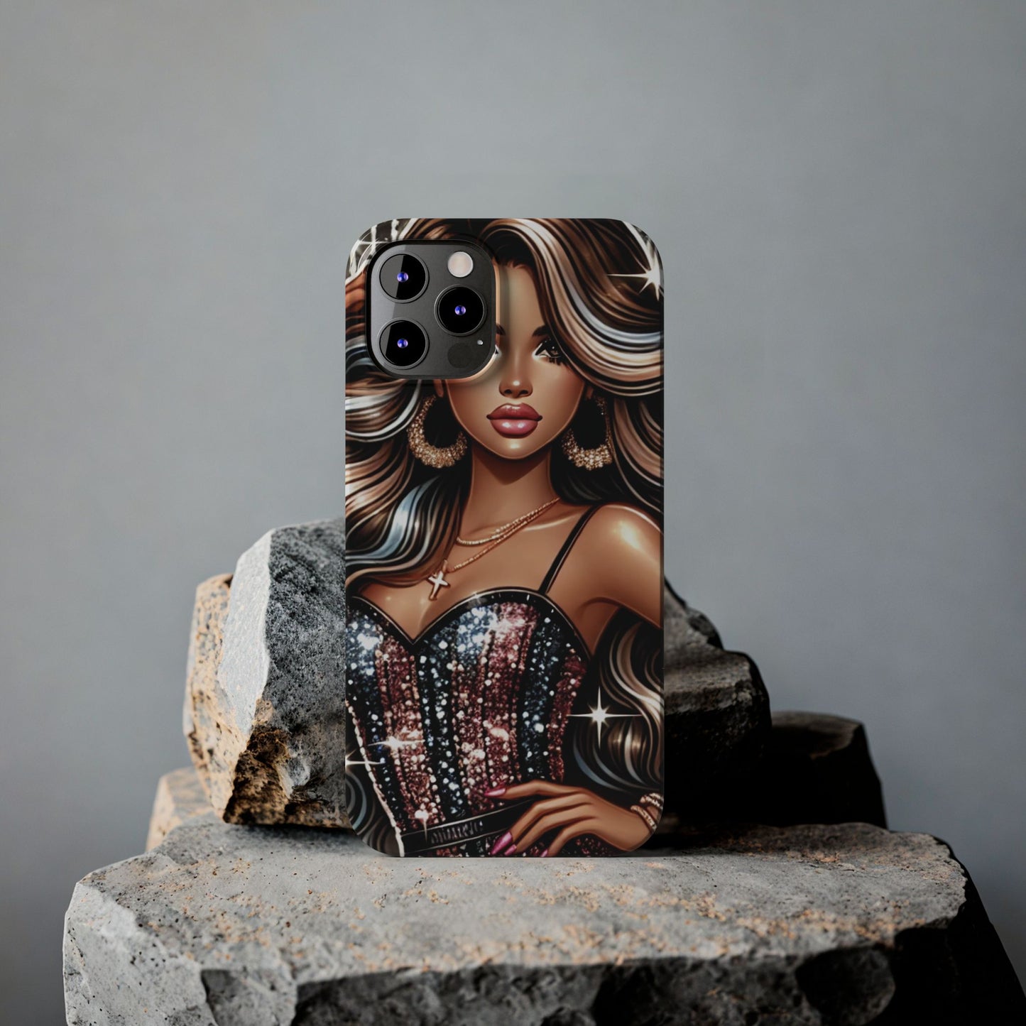 "Beautiful" - Slim Phone Cases - Creatively Designed Shop