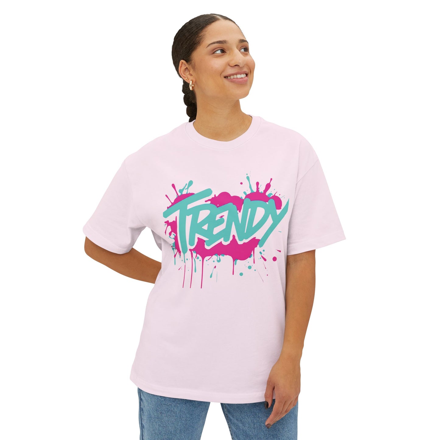 "Trendy" - Unisex Oversized Boxy Tee