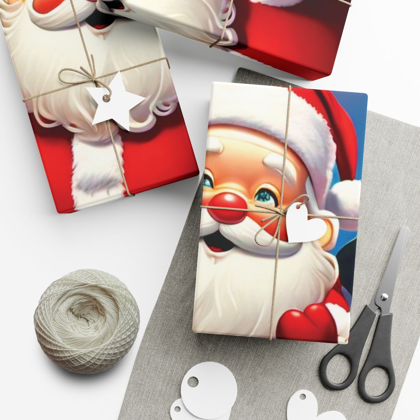 Christmas Cartoon Characters - Gift Wrap Papers - Creatively Designed Shop