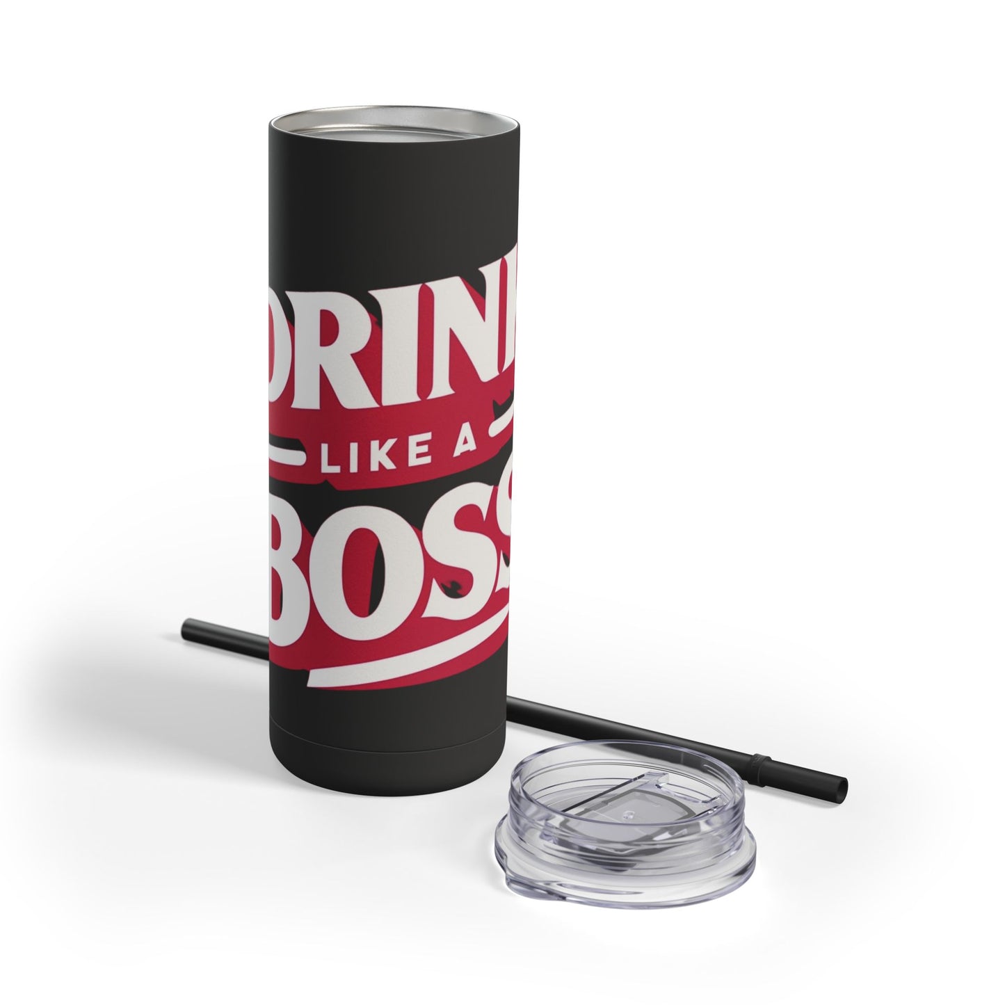 Drink Like A Boss - Maars Maker Skinny Matte Tumbler, 20oz - Creatively Designed Shop