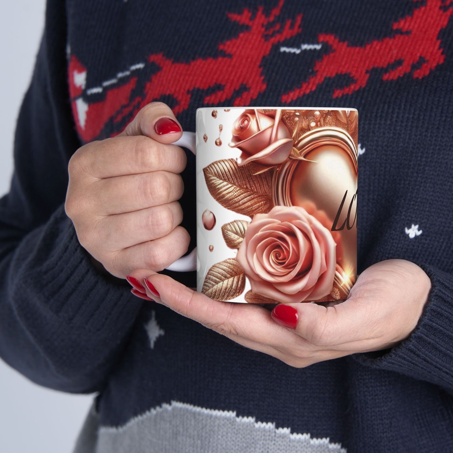 Love Rosegold - Ceramic Mug (11oz & 15oz) - Creatively Designed Shop