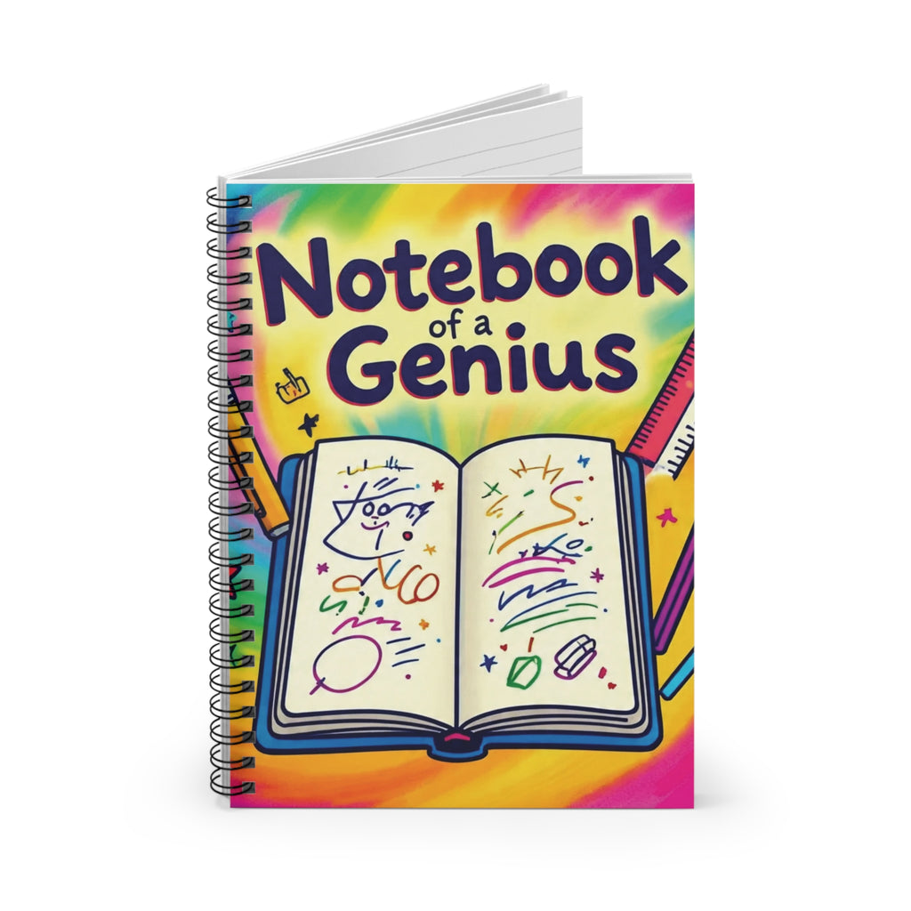 Notebook of a Genius - Spiral Notebook