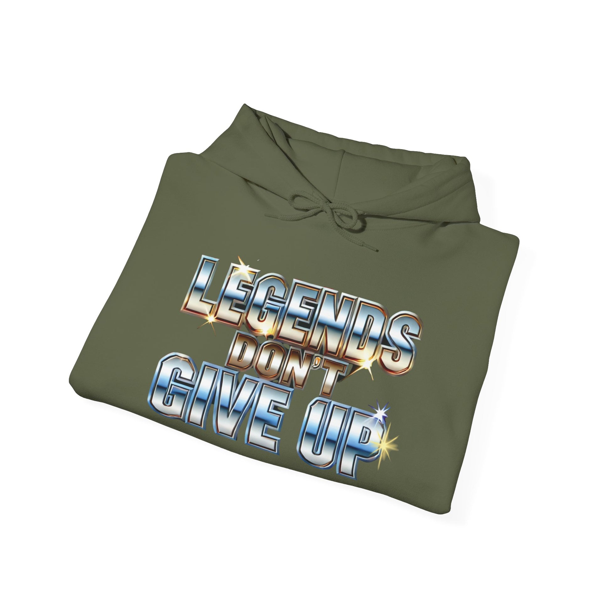 Legends Don't Give Up - Unisex Heavy Blend™ Hooded Sweatshirt - Creatively Designed Shop
