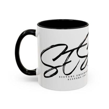 Sisters Empowering Sisters (SES) - Accent Coffee Mug