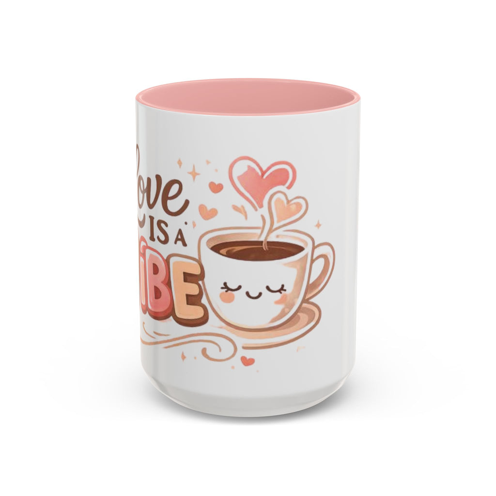 Love Is a Vibe – Accent Coffee Mug