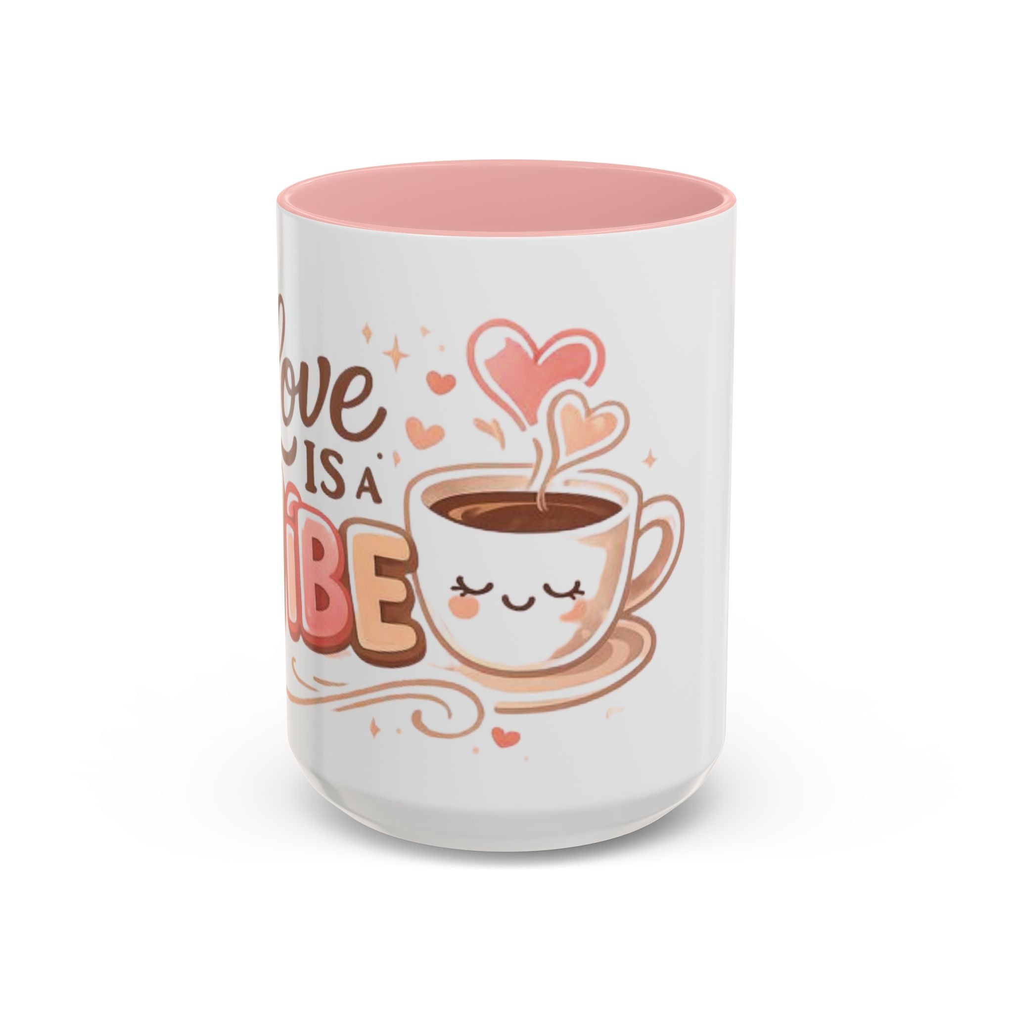 Love Is a Vibe – Accent Coffee Mug