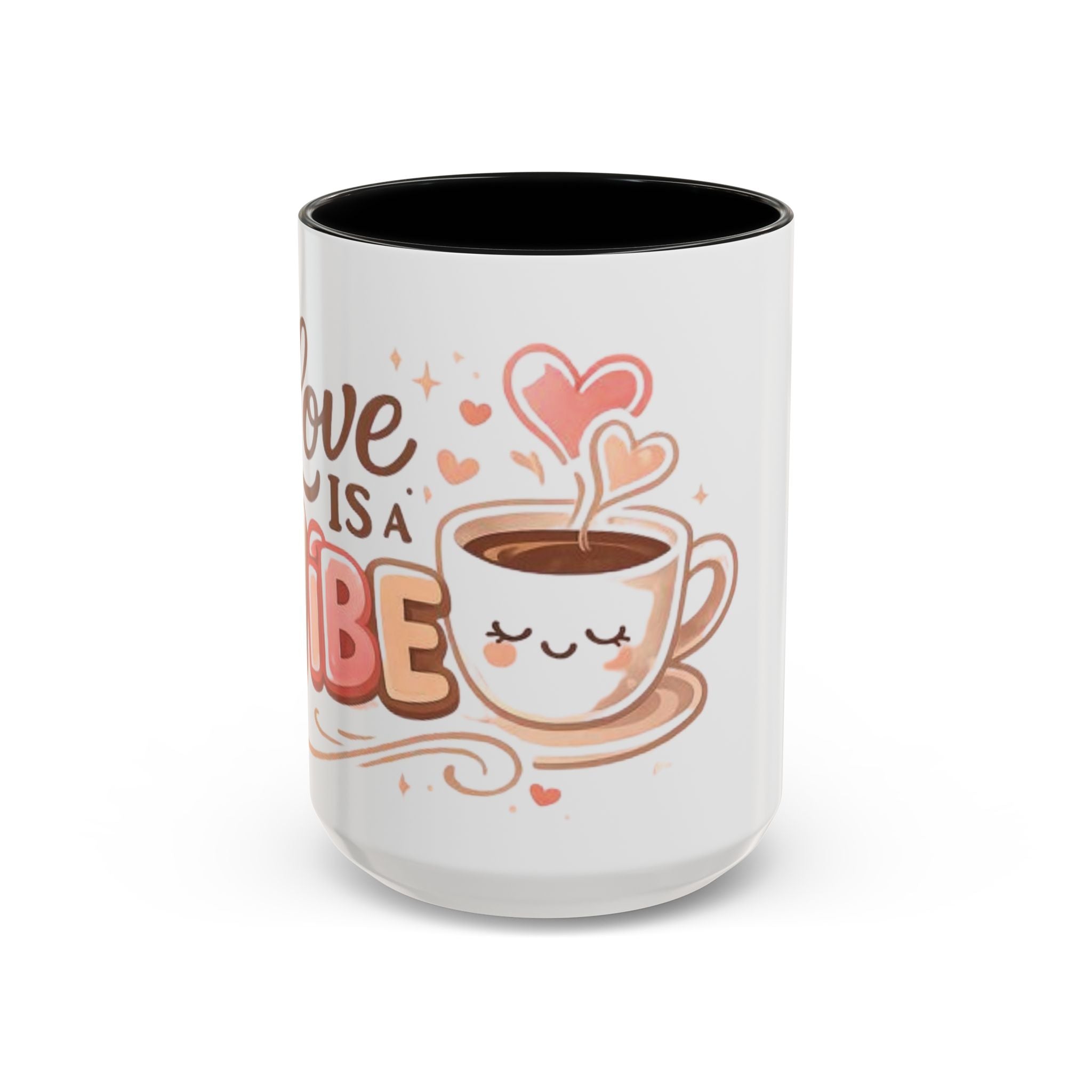 Love Is a Vibe – Accent Coffee Mug