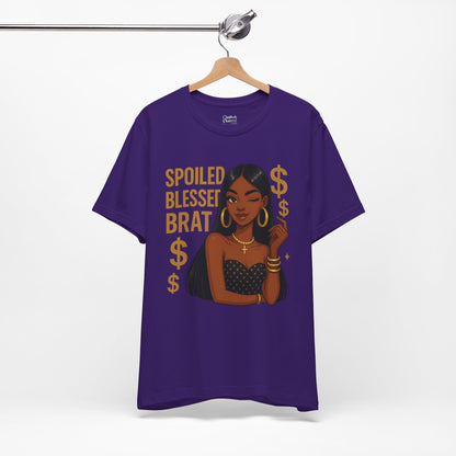 Spoiled, Blessed Brat - Unisex Jersey Short Sleeve Tee